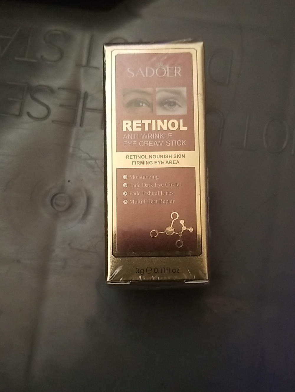 SADOER Retinol Anti-Wrinkle Eye Cream Stick Under Eye Dark Circles Moisturizing